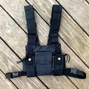 Black techwear vest